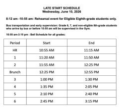 26LSMD Bell Schedule
